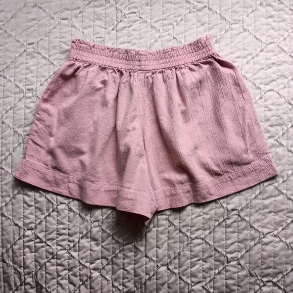100% Cotton Handmade Shorts ๐ Dusty Rose Pink ๐ Elastic Waist - Picture 2 of 9